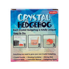 Box of Schylling Crystal Hedgehog kit with instructions on a white background