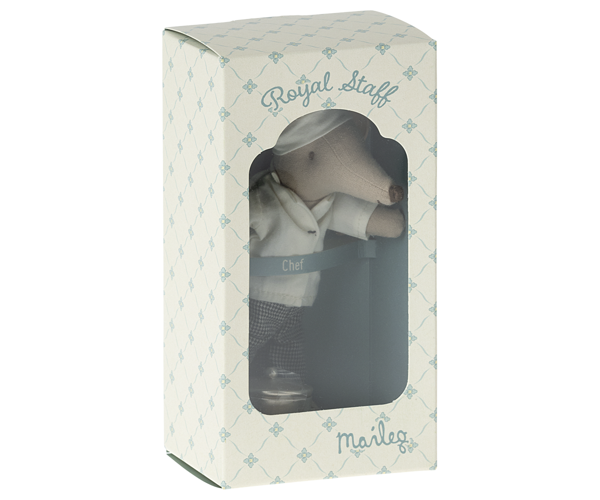 Marley toy horse in a decorative box with 'Royal Staff' branding.