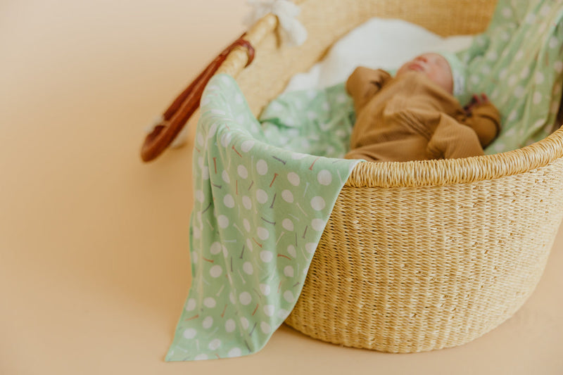Knit Swaddle Blanket - Bogey by Copper Pearl