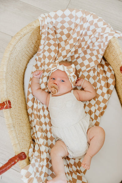 Knit Swaddle Blanket - Rad by Copper Pearl