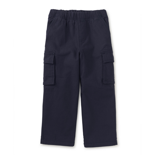 Relaxed Twill Cargo Pants - Indigo by Tea Collection - FINAL SALE