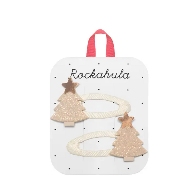 Golden Christmas Tree Clips by Rockahula Kids