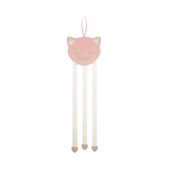Clara Cat 3 Ribbon Hair Clip Hanger by Rockahula Kids