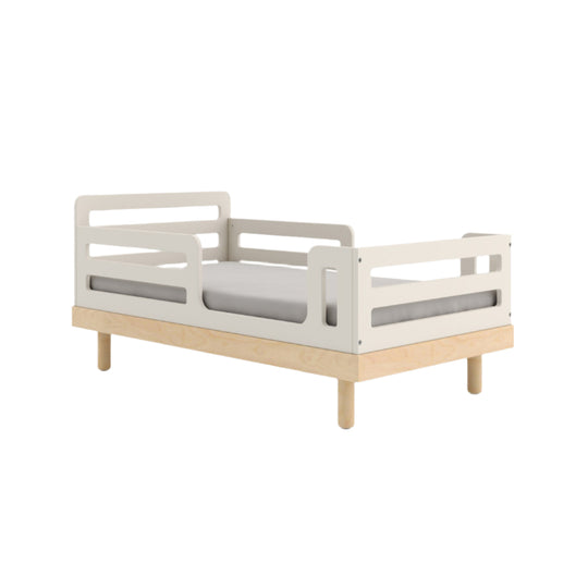 Classic Toddler Bed - White / Birch by Oeuf