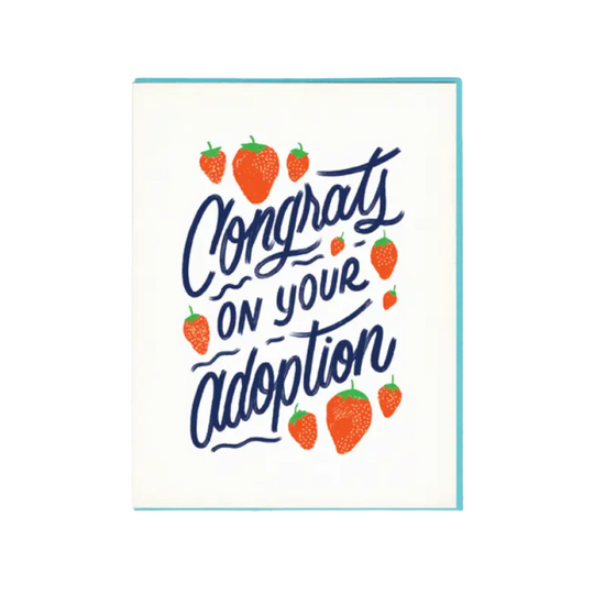 Congrats On Your Adoption Card by Bench Pressed