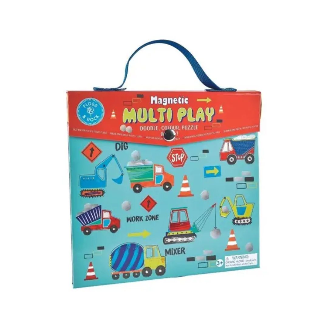 Construction Magnetic Multi Play Set by Floss & Rock – Pacifier Kids ...