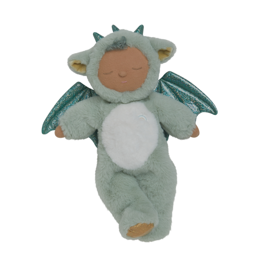 Cozy Dinkum Dragon - Ash (Green) by Dinkum Dolls