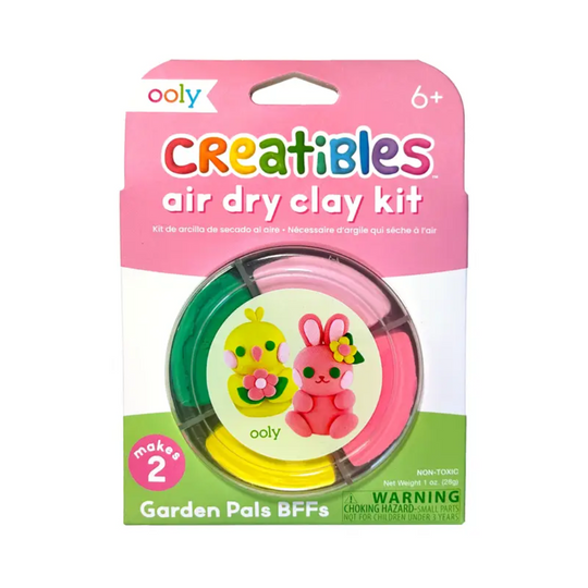 Creatibles Mini Air Dry Clay Kit - Garden Pals BFFs by OOLY