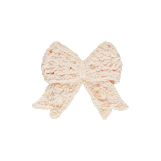 Crochet Bow - Bubblegum by Quincy Mae