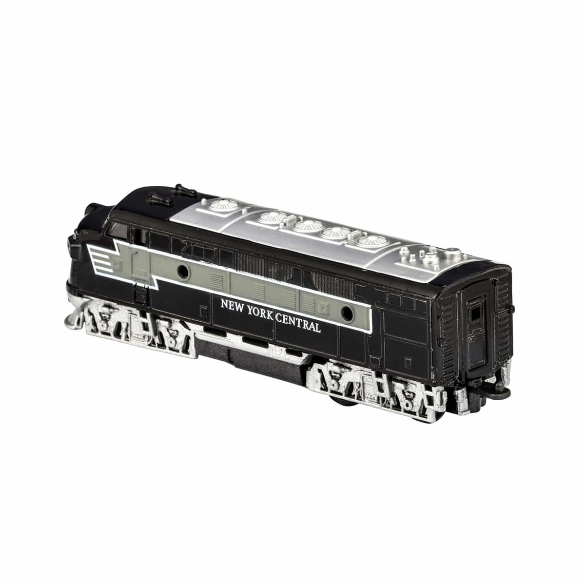 Model train car with 'New York Central' branding on a white background