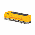 Model train engine with 'Pacific Express' branding on a white background