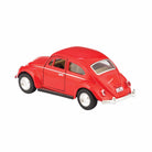 Red model car on a white background