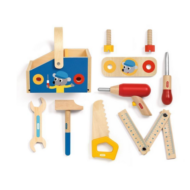 Minibrico Wooden Toolbox Set by Djeco