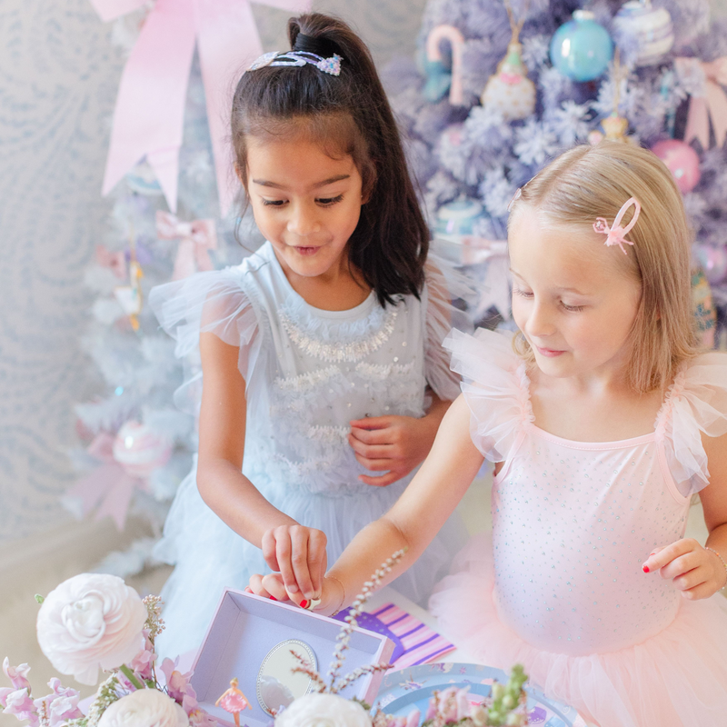 Sugarplum Ballet Gingerbread House & Christmas Tree Hair Clip Set by Daydream Society