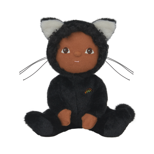 Dinky Dinkum Doll - Carson Cat (Black) by Olli Ella