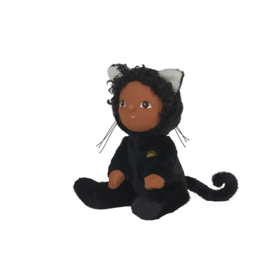 Dinky Dinkum Doll - Carson Cat (Black) by Olli Ella