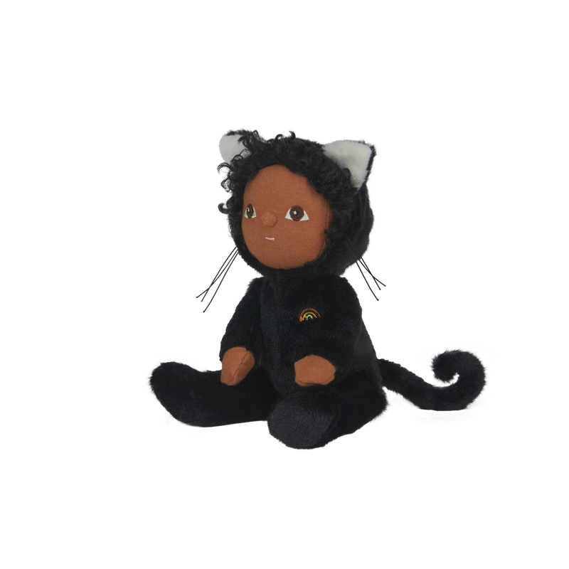 Dinky Dinkum Doll - Carson Cat (Black) by Olli Ella
