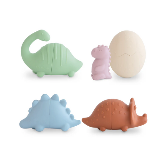 Dino Mold Free Bath Play Set - 4 Pack by Mushie & Co