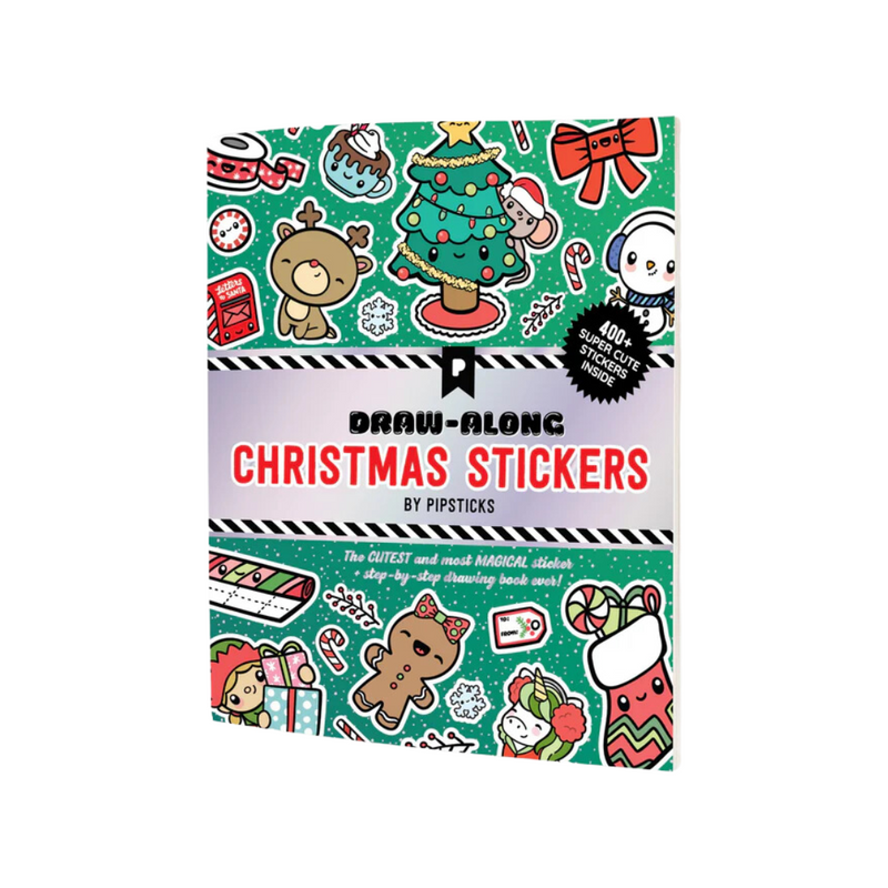 Draw Along Christmas Stickers Book by Pipsticks