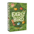 Board game box titled 'Early Bird' with colorful illustrations on a green background