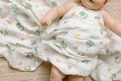 Luxe Muslin Swaddle - Eric Carle World of Wonder by Loulou Lollipop