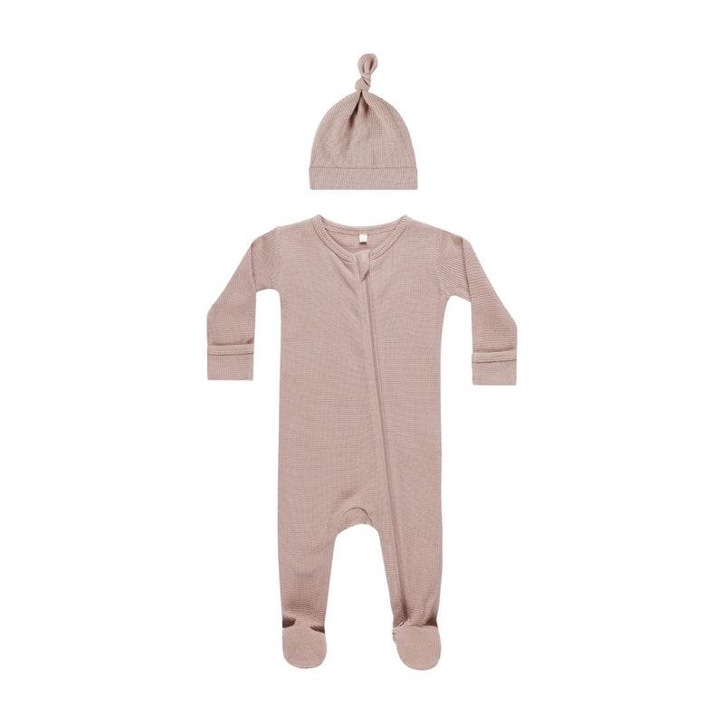 Waffle Sleep Set - Mauve by Quincy Mae