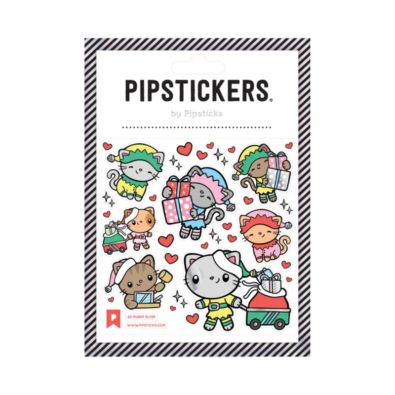 Ex-Purrt Elves Stickers by Pipsticks