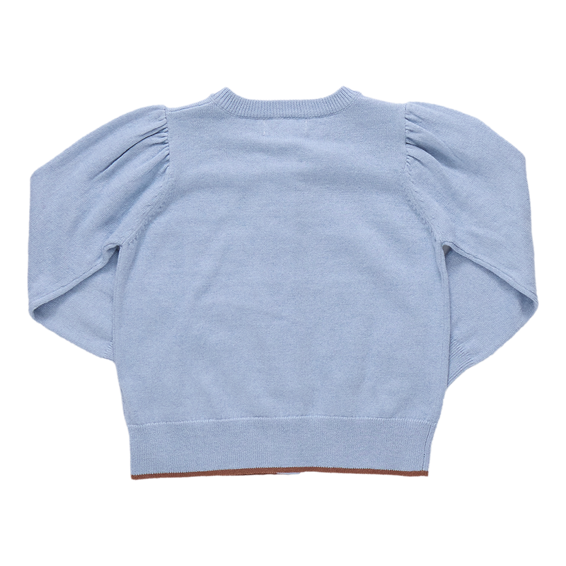 Constance Sweater - Light Blue Apple by Pink Chicken - FINAL SALE