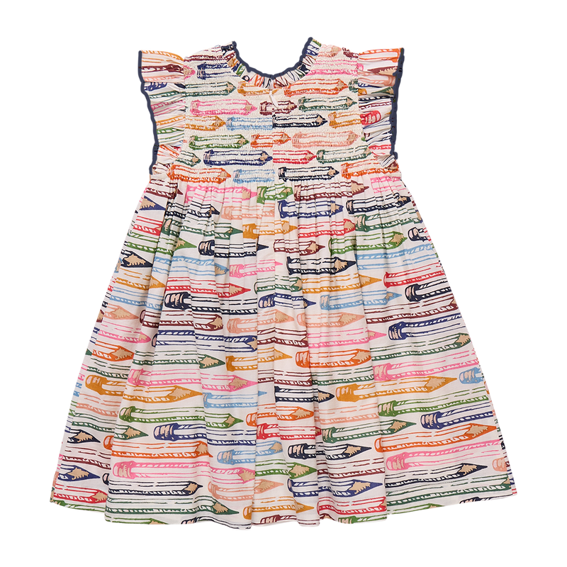 Stevie Dress - Colored Pencils by Pink Chicken - FINAL SALE