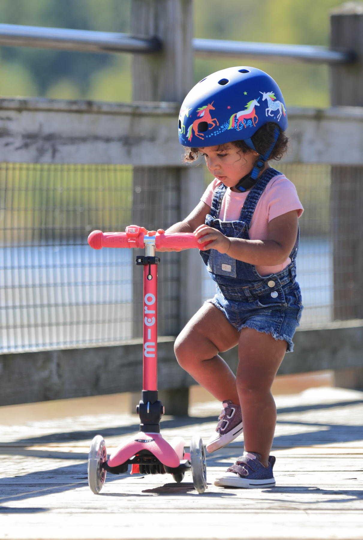 Micro Mini Foldable LED Scooter - Pink by Micro Kickboard – Pacifier ...