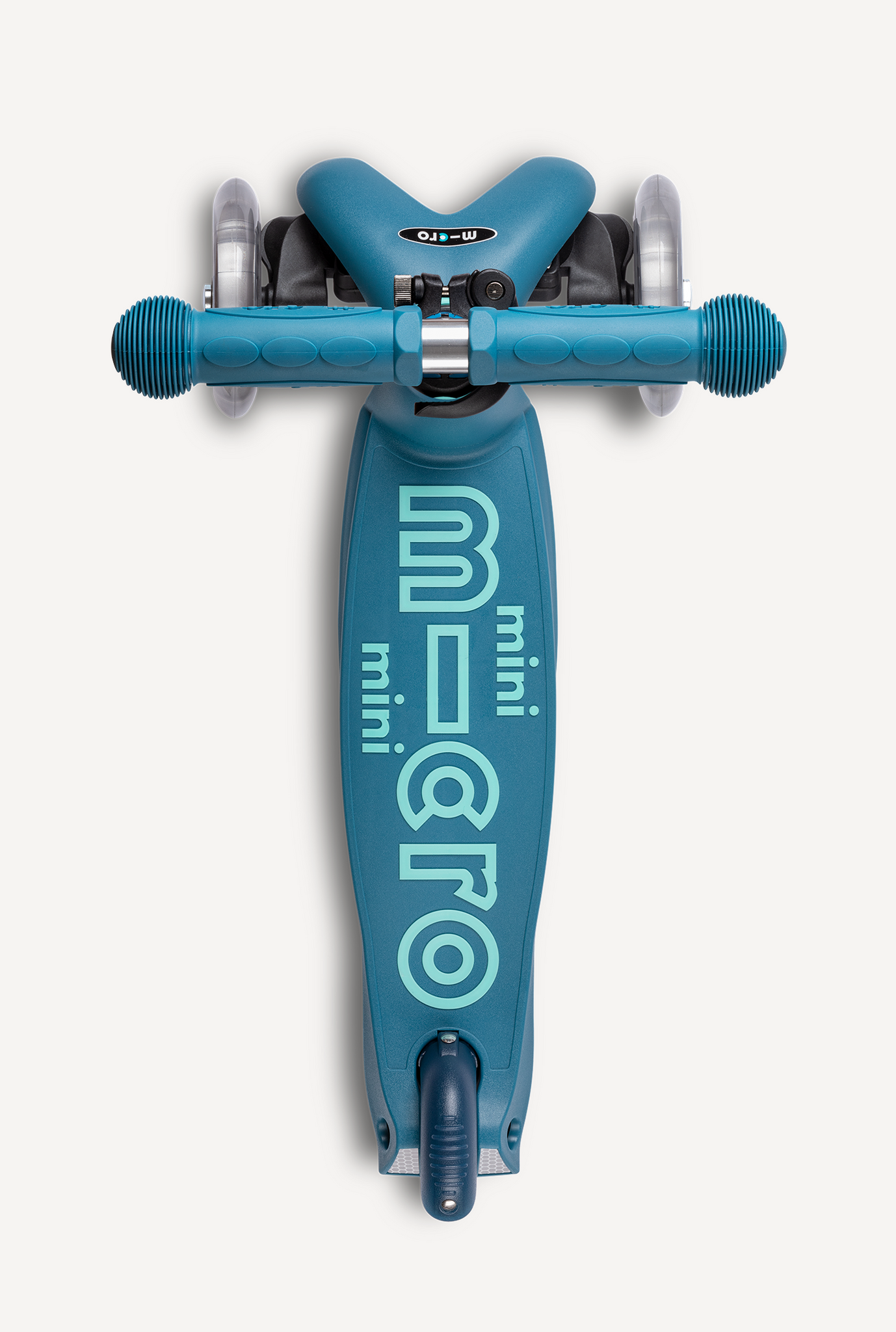 Blue Micro scooter on a white background
