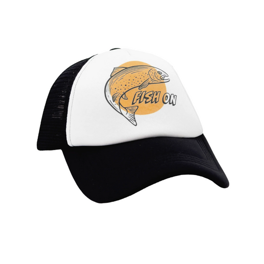 Fish On Trucker Hat by Feather 4 Arrow