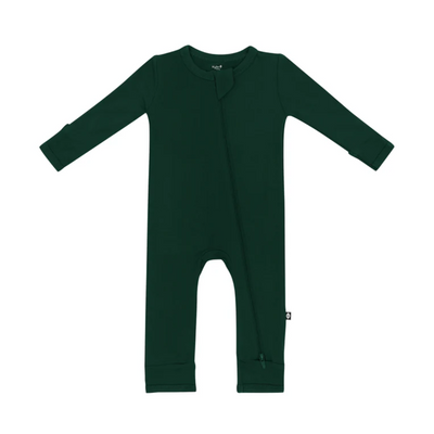 Zippered Romper - Evergreen by Kyte Baby