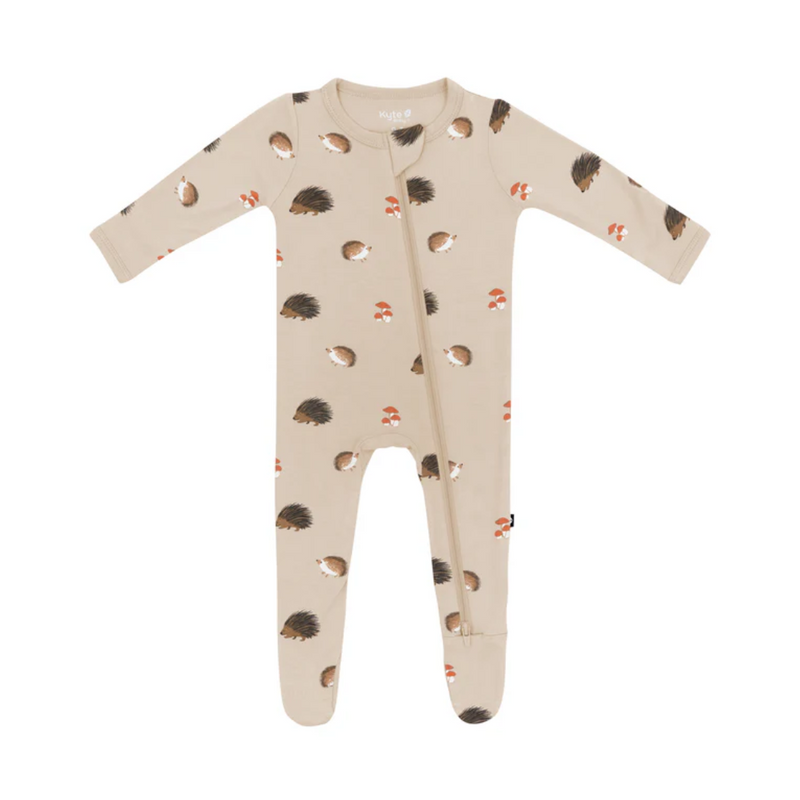 Printed Footie with Zipper - Prickle by Kyte Baby