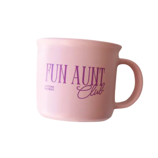 Fun Aunt Club 14oz Ceramic Mug by Polished Prints