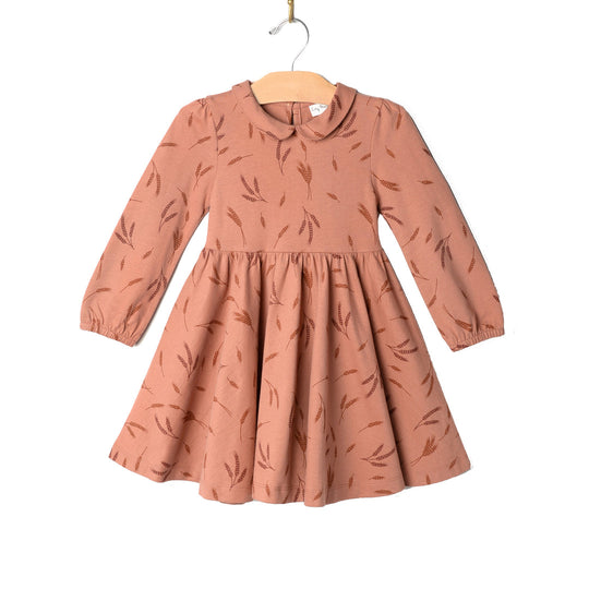 Collar Twirl Dress - Harvest by City Mouse