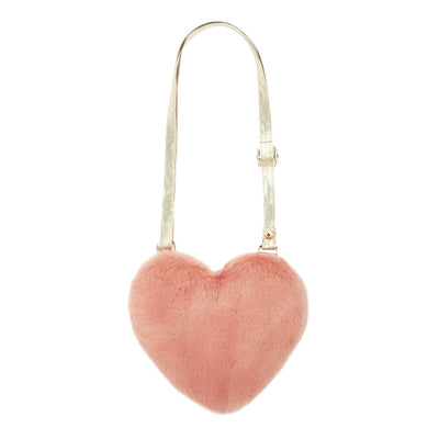 Fluffy Heart Bag by Rockahula Kids