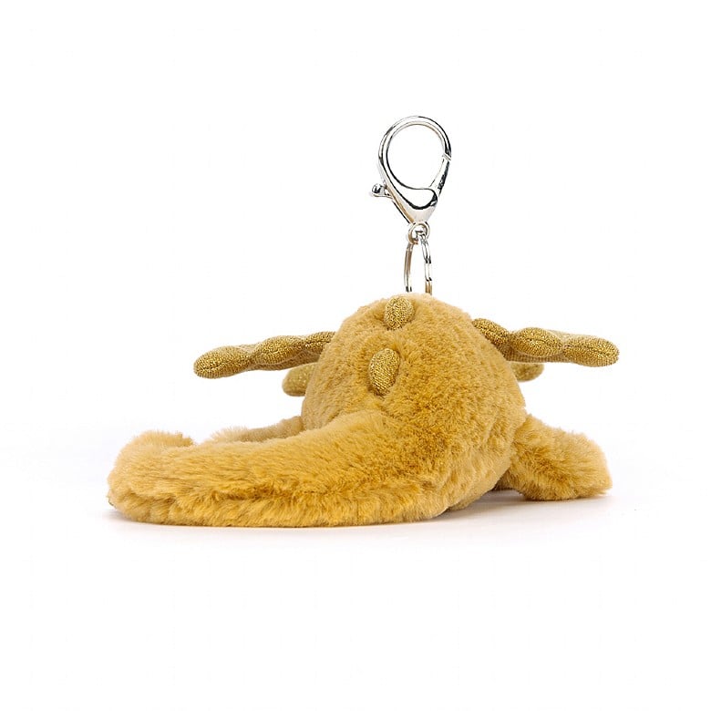 Golden Dragon Bag Charm by Jellycat