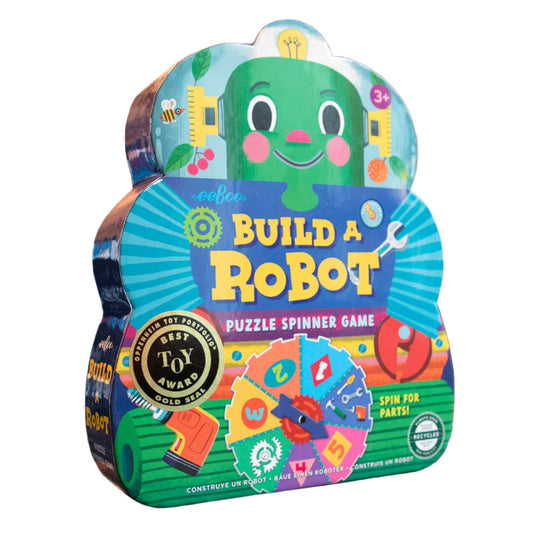 Build A Robot Puzzle Spinner Game by Eeboo