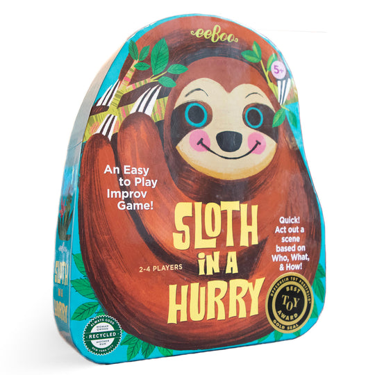 Sloth In A Hurry Action Game by Eeboo
