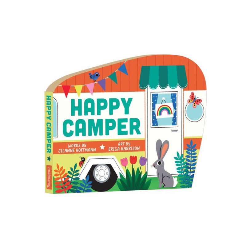 Happy Camper Shaped Board Book