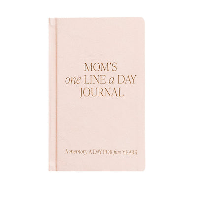Mom's One Line A Day Leather Journal  by Sweet Water Decor