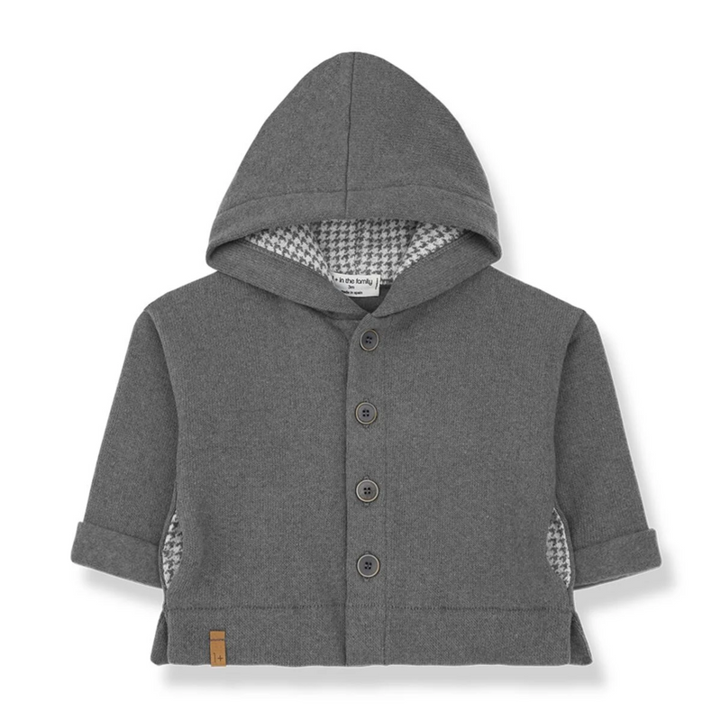 Gilbert Hooded Jacket - Grey by 1+ in the Family