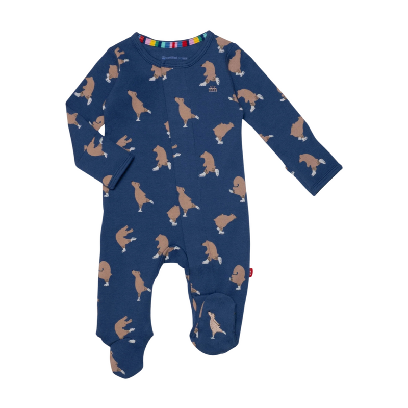 Gliding Through Life Organic Cotton Footie by Magnetic Me