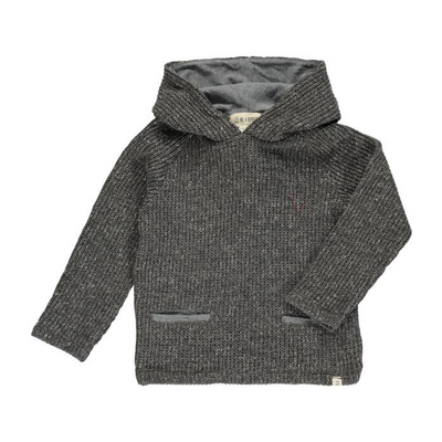 Lamar Knit Hooded Top - Grey by Me & Henry