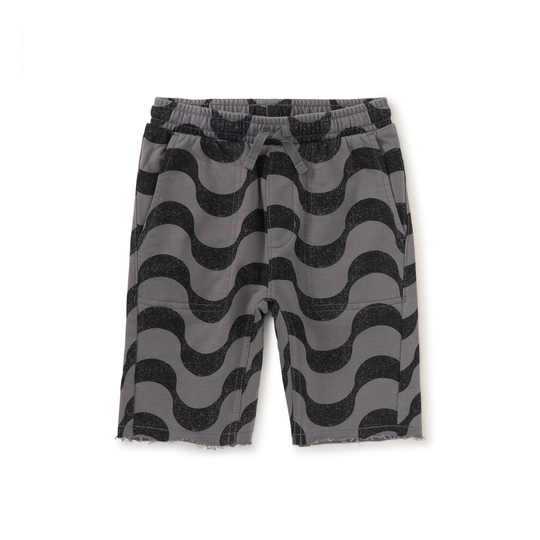 Gym Shorts - Copacabana Beach Tile by Tea Collection - FINAL SALE