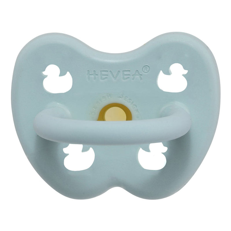 Duke Pacifier Duck Orthodontic Natural Rubber Pacifier - Baby Blue by Hevea ...