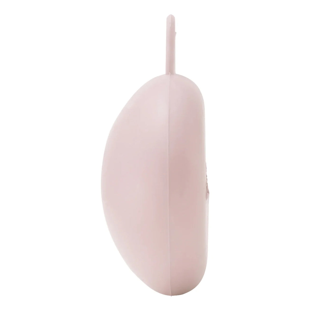 Pink hanging cushion on a white background