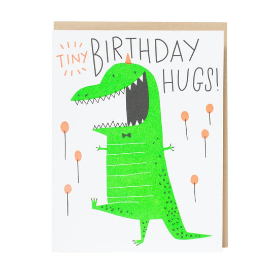 Tiny Hugs Birthday Card by Egg Press
