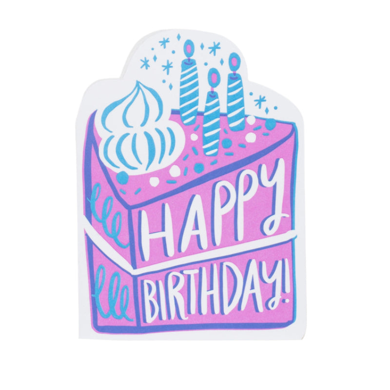 Birthday Cake Card by Egg Press
